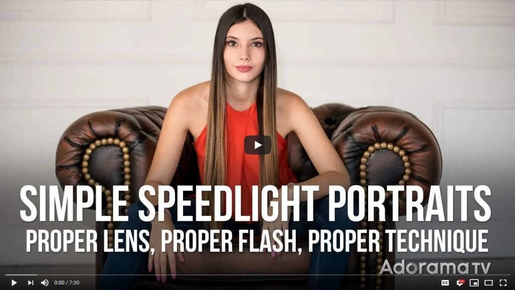One Light Setup Portrait Photography - Simple Speedlight Portraits Using Proper Lens, Proper Flash - Mark Wallace