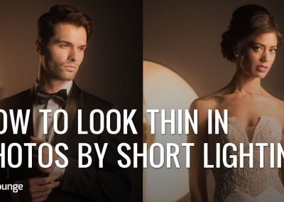 Basic Portrait Photography Posing Tips - How to Look Thinner with Short Lighting -Pye Jirsa