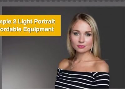 Basic Studio Portrait Lighting Tutorial - 2-Light Beauty Portrait Setup - Karly Taylor