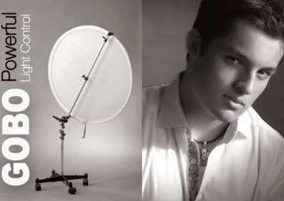 Basic Studio Portrait Lighting Tutorial - Gobos and Light Blockers Explained - Tim Kelly
