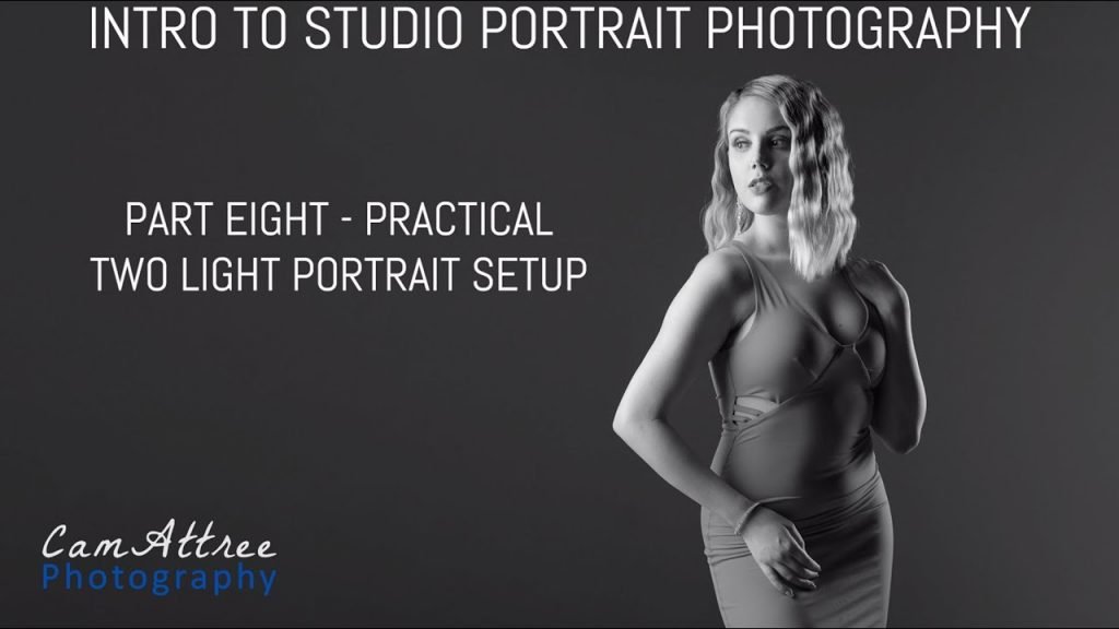 Master Class Intro to Studio Portrait Photo - Part 8 - Two-Light Portrait Setup - Cam Attree