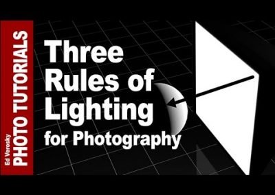 Portrait Photography Beginner Crash Course - Three Rules of Lighting for Photography - Ed Verosky