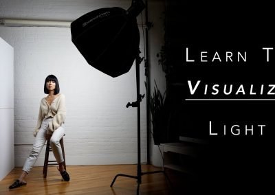 Portrait Photography Beginner Chrash Course - How To Visualize, Setup & Read Light Simple Portrait Lighting - Emily Teague