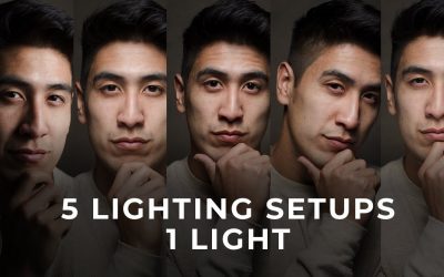 One Speedlight For 5 Male Portrait Lighting Setups  (9:59)